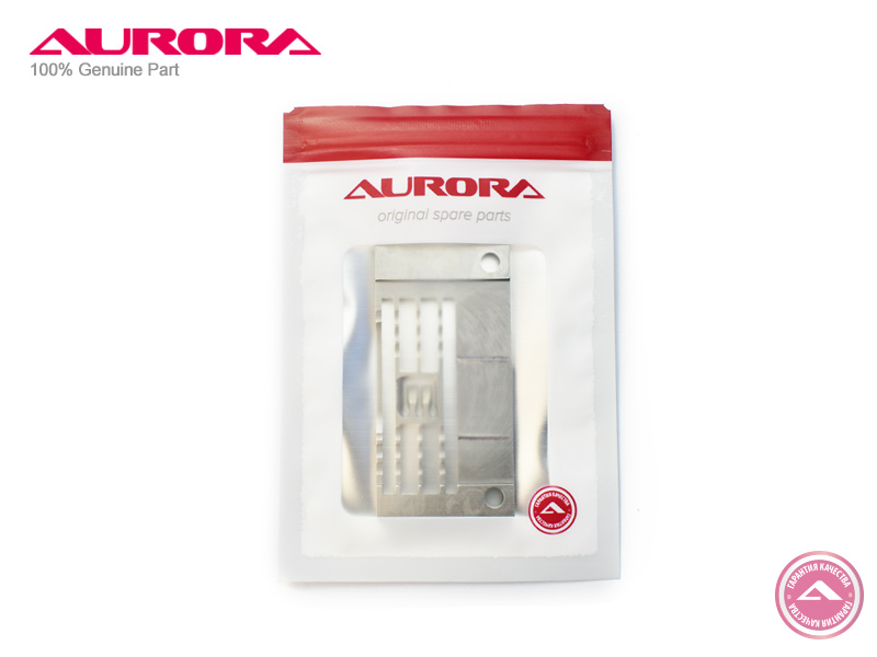 Игольная пластина стандартная для плоскошовных машин с плоской платформой (3х 6,4 мм) (арт. 257516A-64) Aurora